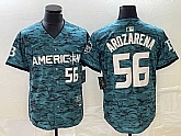 Men's Tampa Bay Rays #56 Randy Arozarena Teal 2023 All Star Cool Base Stitched Jerseys,baseball caps,new era cap wholesale,wholesale hats